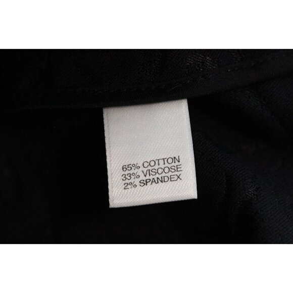 St John Full Zip Jacket Size 14 Black Jacquard Career Old Money Quiet Luxury - Picture 11 of 11